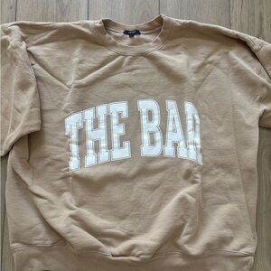 The Bar Tan Crewneck Sweatshirt